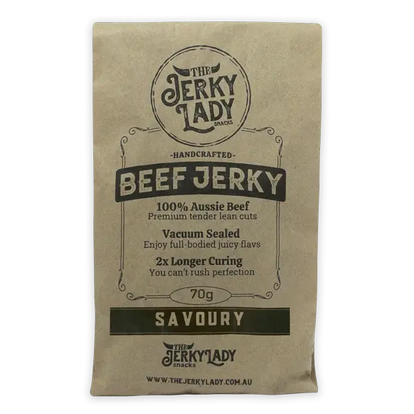 Aussie beef jerky in new savoury flavour 70g